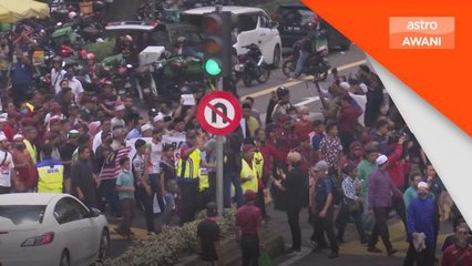 Perhimpunan Aman | 1,000 peserta protes tindakan bakar Al-Quran