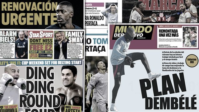 Le plan du FC Barcelone pour Ousmane Dembélé, le choc entre Pep Guardiola et Mikel Arteta enflamme déjà l’Angleterre