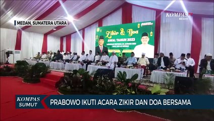 Tải video: Menteri Pertahanan Prabowo Subianto Hadiri Zikir Akbar di Medan