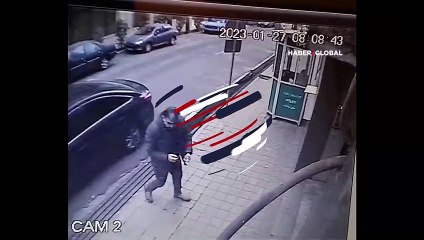 İran'daki Azerbaycan Büyükelçiliği'ne saldırıdan yeni görüntüler