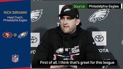 Eagles' Sirianni pleased to face a rising star QB in Purdy