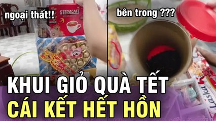Bất ngờ bên trong túi QUÀ TẾTcó giá 280k khiến cô gái dở khóc dở cười | Tin 3 phút