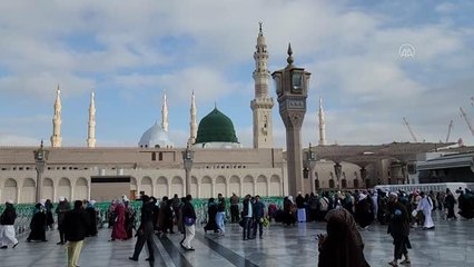 "Peygamber şehri" Medine'deki Mescid-i Nebevi