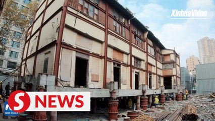 Three century-old houses relocated in Shanghai
