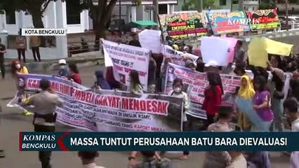 Massa Tuntut Perusahaan Batu Bara Dievaluasi