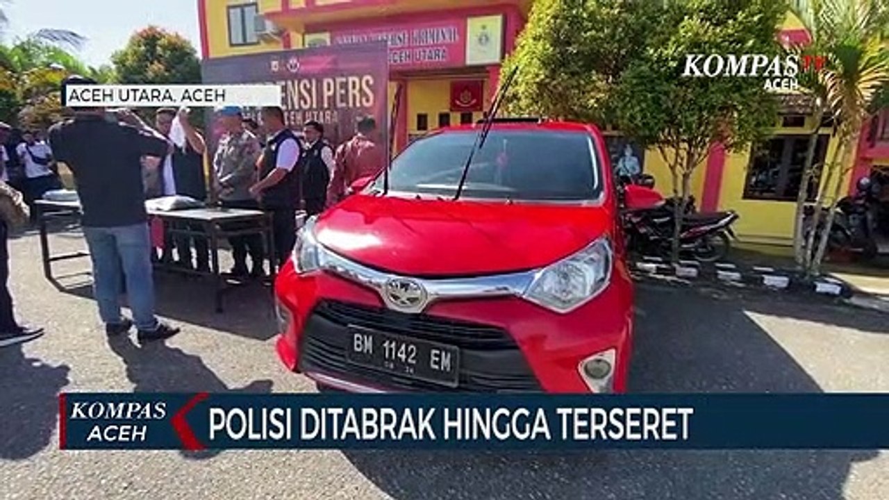 Polisi di Tabrak Hingga Terseret