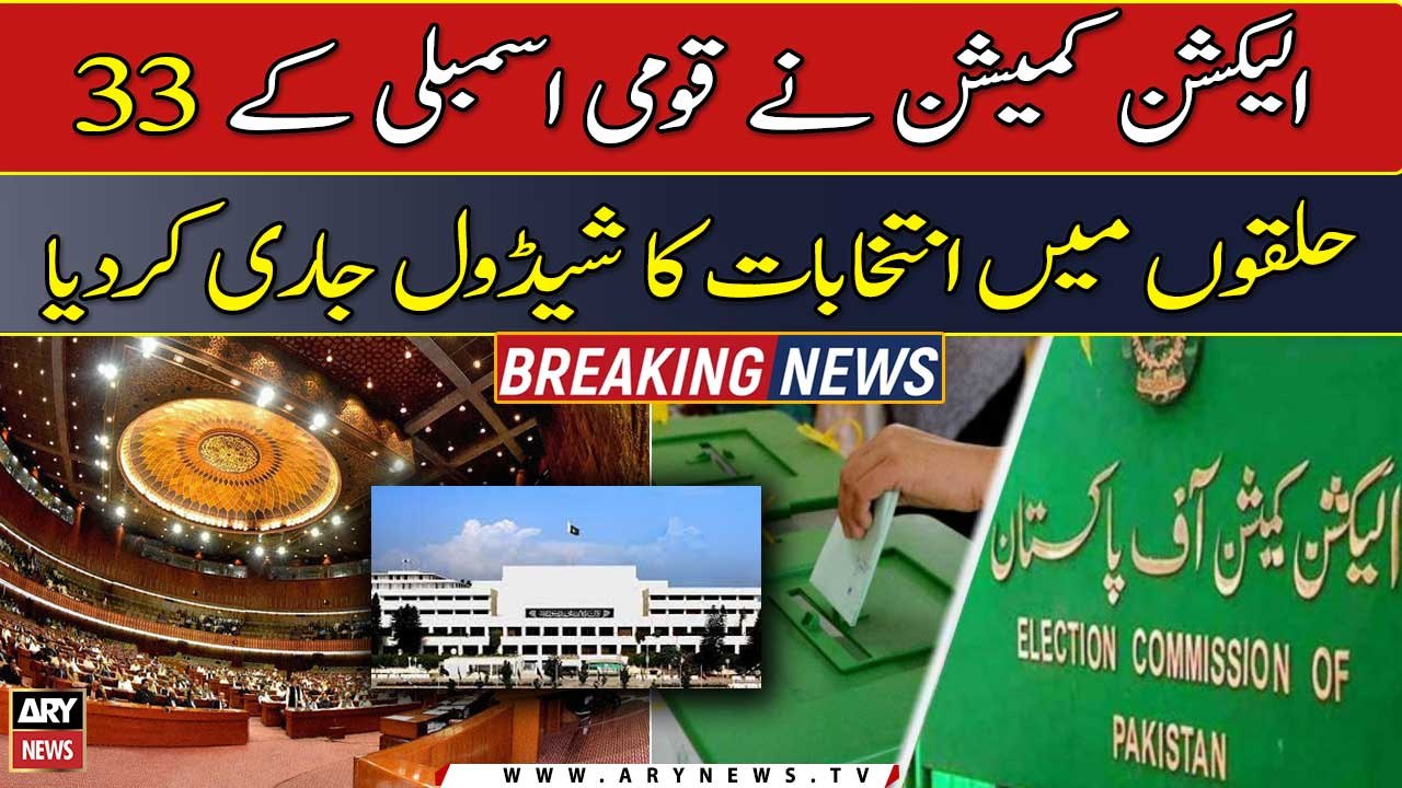 ECP releases by-polls schedule on 33 seats vacated by PTI