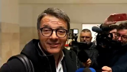 Matteo Renzi in tribunale: "Speriamo che il pm sia più tranquillo"