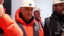 Les joueurs du PSG visitent leur futur centre d'entraînement