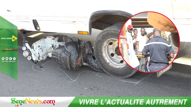 Accident aux Parcelles Assainies : Un moto finit sa course sous un car Ndiaga Ndiaye