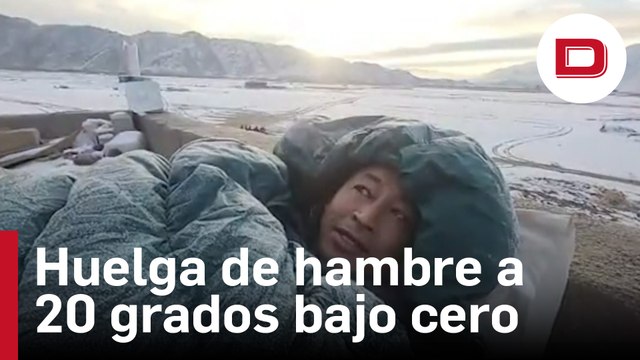 Un activista indio realiza una huelga de hambre a -20º por el cambio climático en el Himalaya
