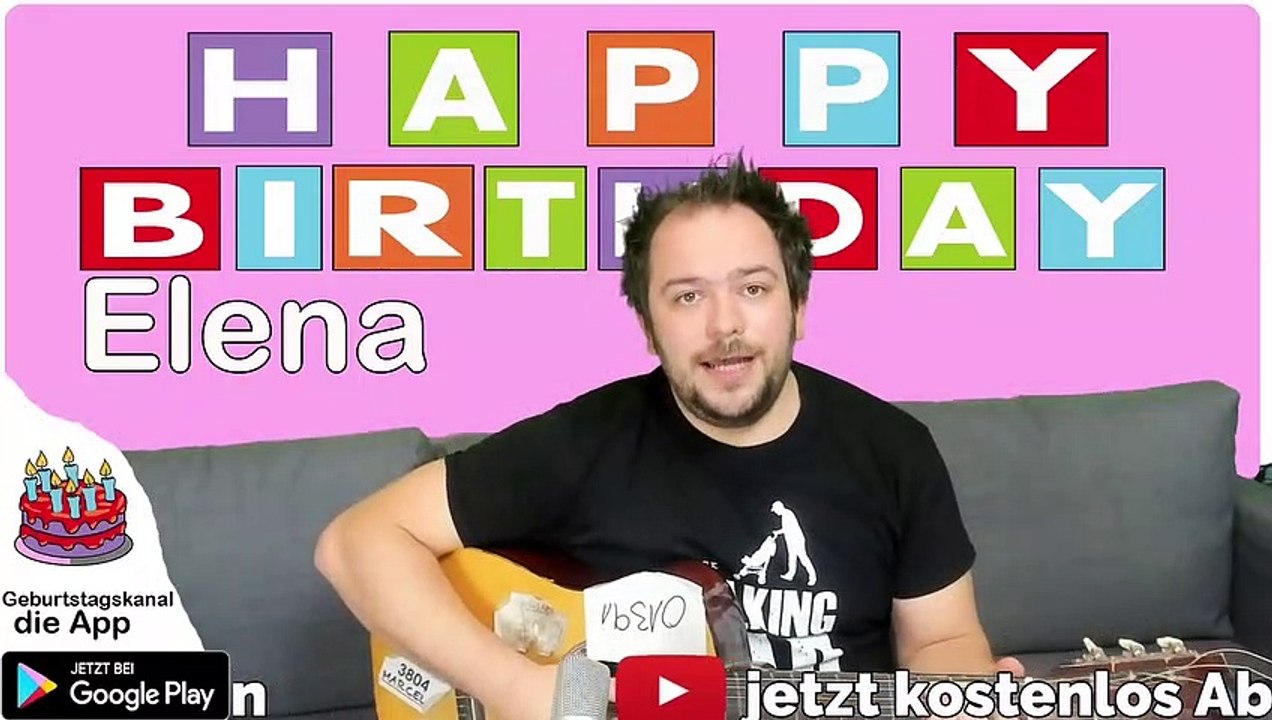 Happy Birthday, Elena! Geburtstagsgrüße an Elena