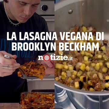 Bufera social sul figlio di Beckham: la sua lasagna vegana scatena i commenti negativi