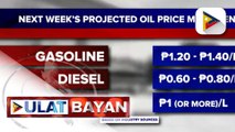 Oil price hike, nakaumang sa susunod na linggo