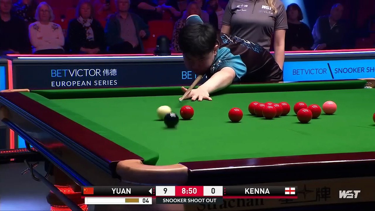 Yuan Sijun Vs Rebecca Kenna Shootout Snooker 2023 shot to shot Match trick shot English