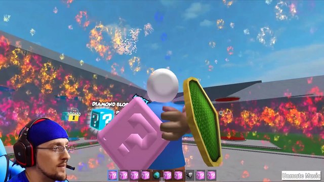ROBLOX LUCKY BLOCKS BATTLE! UNICORNS & FRAPPUCCINO, WHERE MY DRAGON GO- (FGTEEV #23 Minecraft Game)