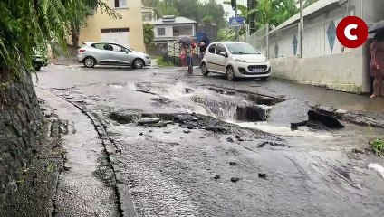 Intempéries à Sainte-Suzanne
