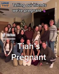 Cutest reaction to a pregnancy announcement ever !!!