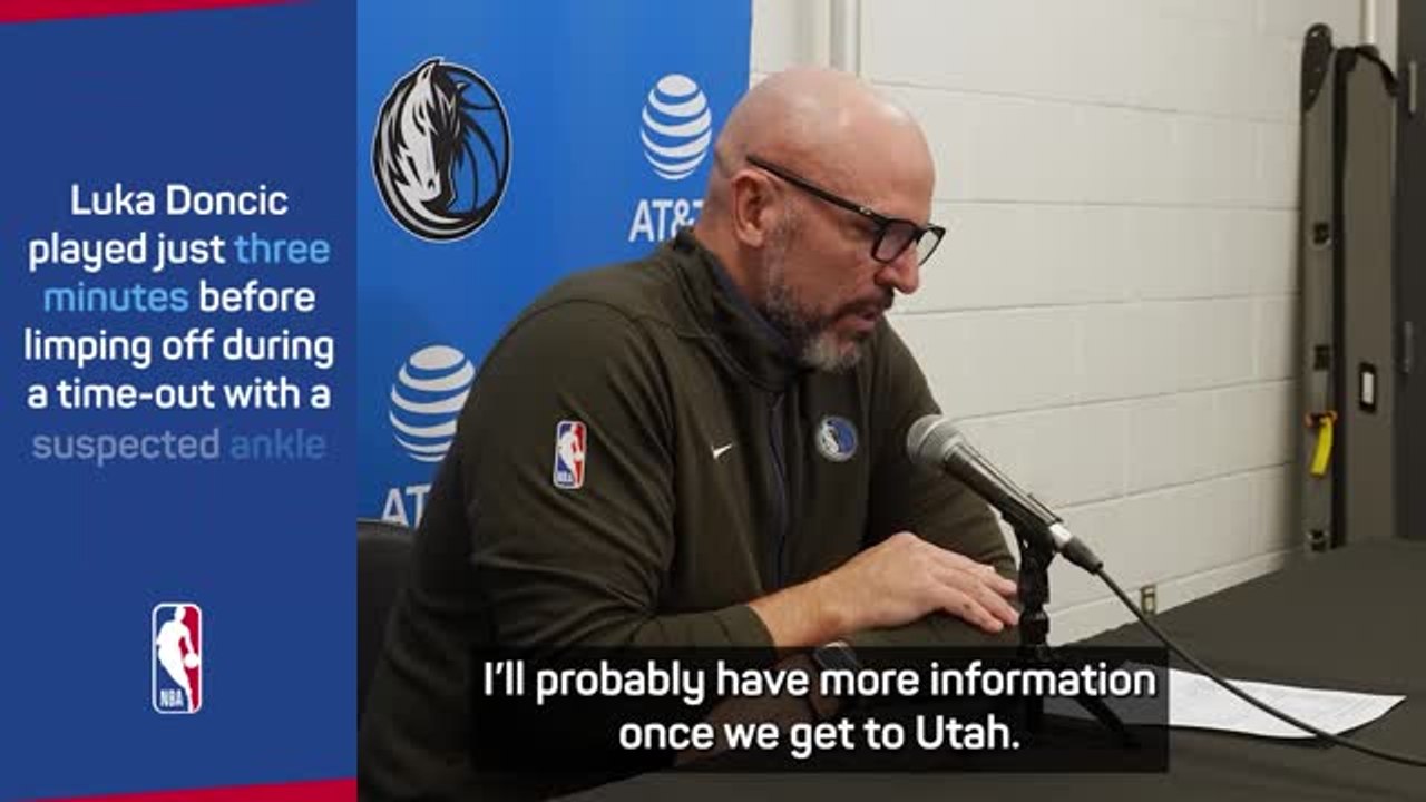 Doncic in 'good spirits' despite ankle injury