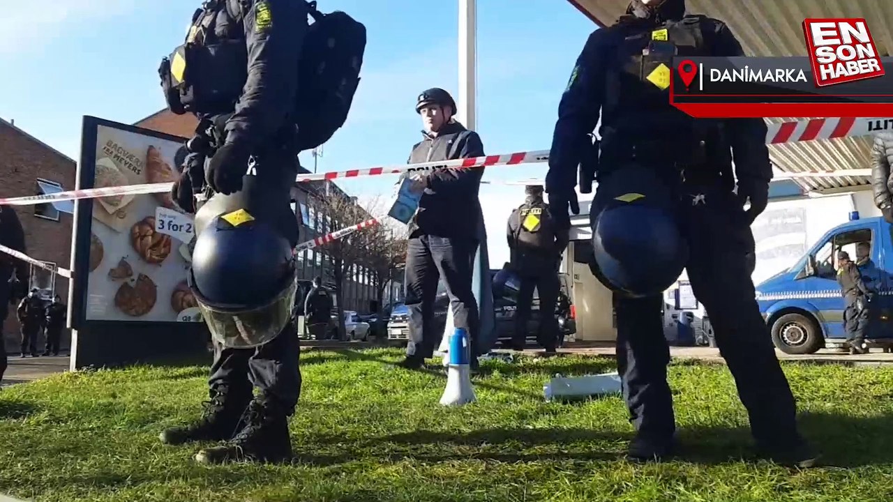 Danimarka'da Rasmus Paludan Kur'an-ı Kerim yaktı