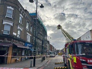 Building Collapses in Stoke Newington!
