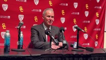 USC men's basketball coach Andy Enfield discusses 77-64 win over No. 8 UCLA