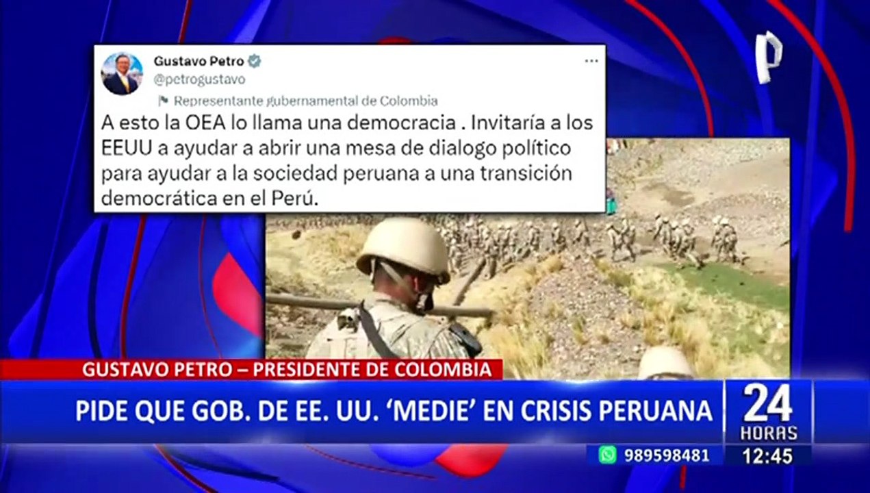 Perú retira a embajador en Honduras por “inacep...