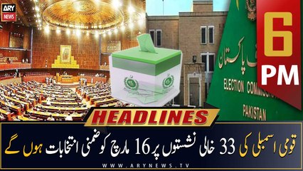 ARY News Prime Time Headlines | 6 PM | 27th January 2023
