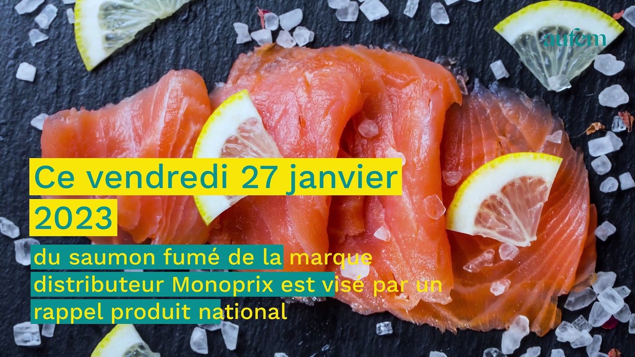 Rappel produit ce saumon fumé vendu dans toute la France ne doit pas