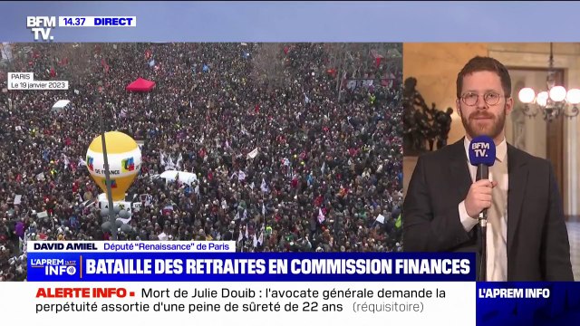 Les débats sur la réforme des retraites à l'Assemblée vont permettre une opération vérité selon David Amiel, député Renaissance