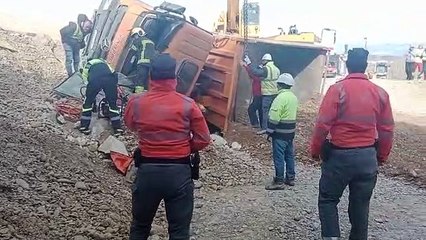 Las imágenes del espectacular rescate del hombre herido en las obras del TAV en Marcilla