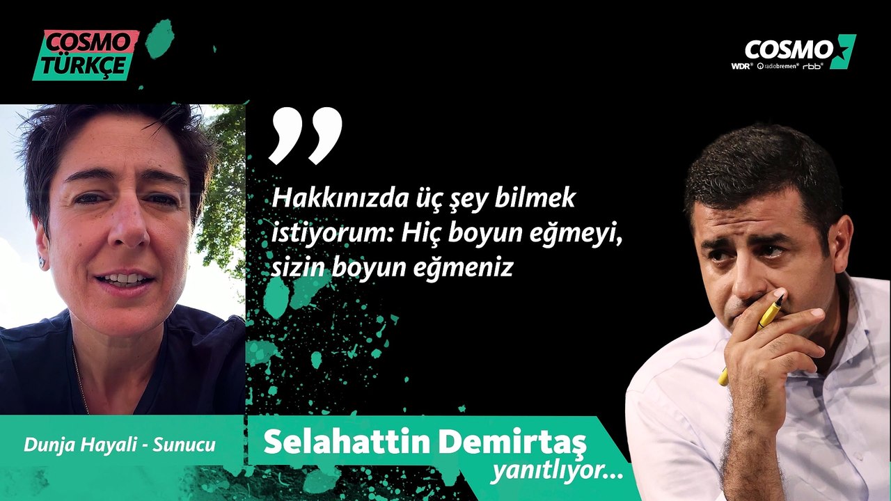 Almanya'dan 11 yazar ve gazetecinin sorularını yanıtlayan Demirtaş’tan, Günter Wallraff’a: Hapiste olmamın bir nedeni de sensin ve Tolstoy, Marx, Balzac, Ahmedê Xanî, Lenin, Che, Dickens, Nazım Hikmet, Ahmed Arif! (Türkçe)