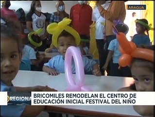 Aragua | Centro de Educación Inicial “Cainsi Festival del Niño” reacondicionado por las Bricomiles