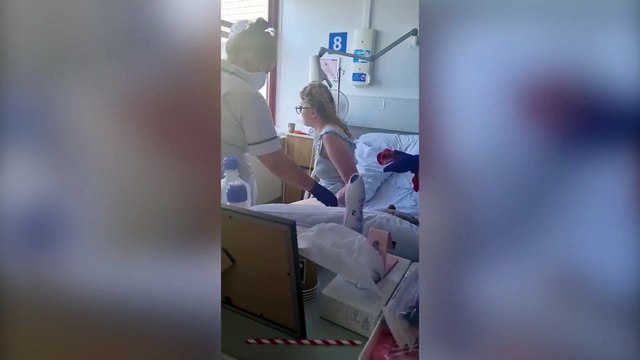 Woman had to re-learn to talk and walk after surgery to remove a walnut-sized brain tumour