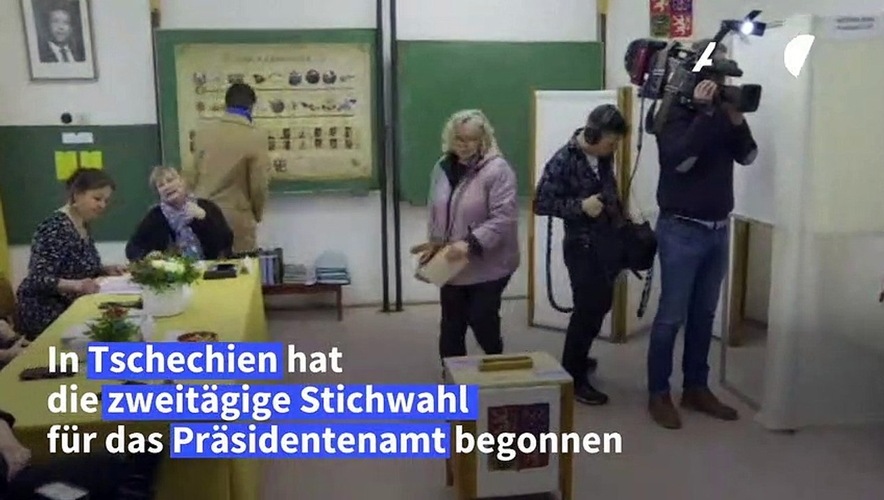 Zweite Runde der Präsidentschaftswahl in Tschechien begonnen