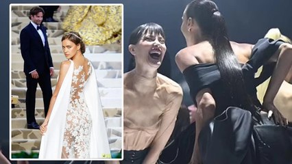 Irina Shayk couldn't stop laughing during photo, confessing that: 'Wedding to Cooper was a dream'