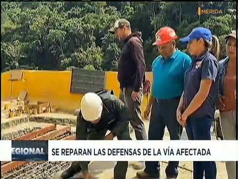 Mérida | Cuadrillas de mantenimiento avanzan con la recuperación del Puente Caracol en la Local 008