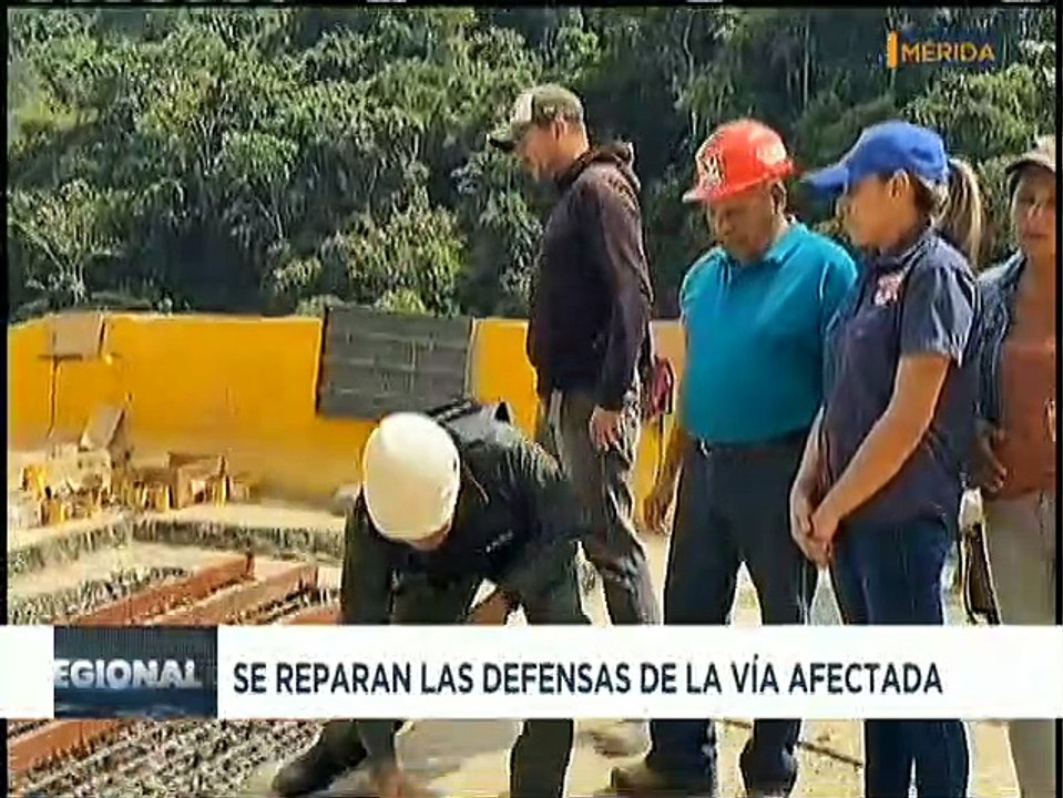 Mérida | Cuadrillas de mantenimiento avanzan con la recuperación del Puente Caracol en la Local 008