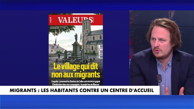 Geoffroy Lejeune : «Les gens peuvent se rebeller contre le fait qu'on installe des migrants chez eux»