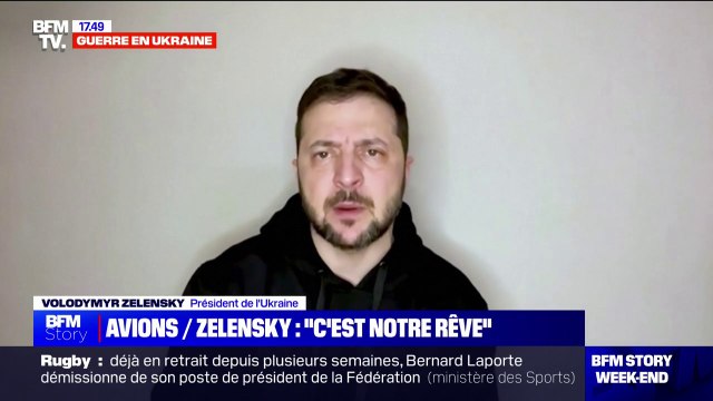Recevoir des avions des Occidentaux: Le rêve de Volodymyr Zelensky