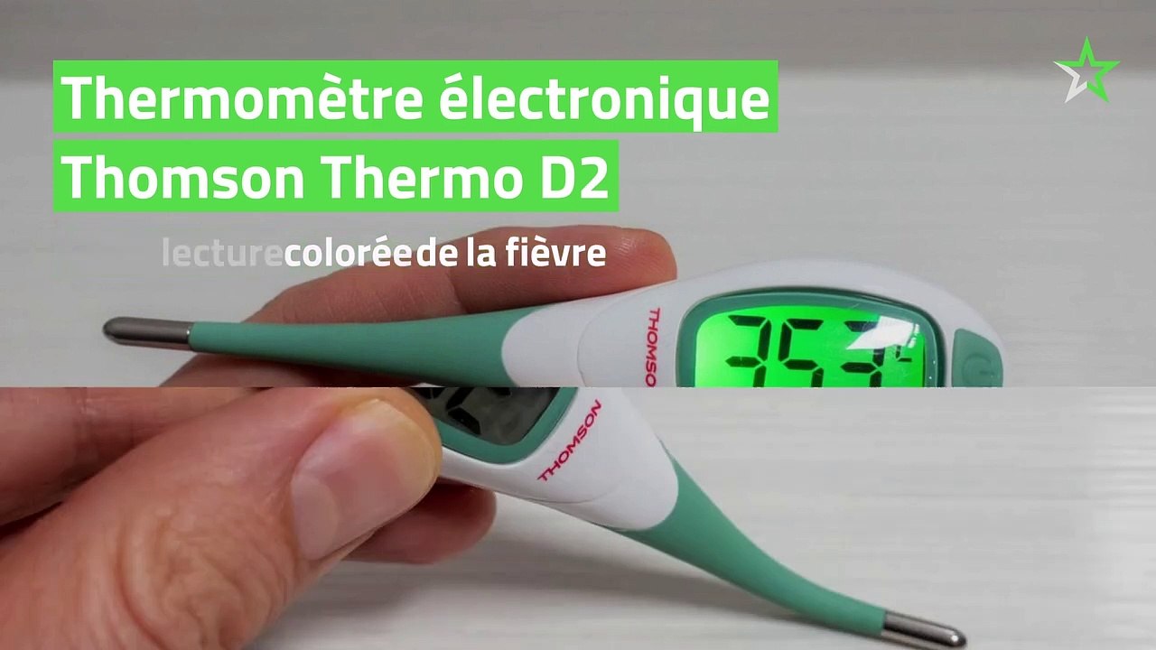 Test Thermomètre électronique Thomson Thermo D2 : une lecture colorée de la fièvre