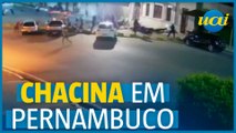 Chacina em São João: câmera flagra criminosos