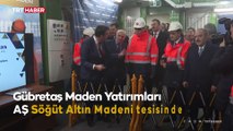 Cumhurbaşkanı Erdoğan, Söğüt'te altın madeni tesisinde incelemelerde bulundu