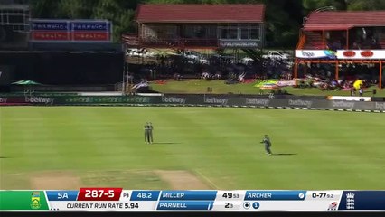 He's back! Archer takes first wicket on England return