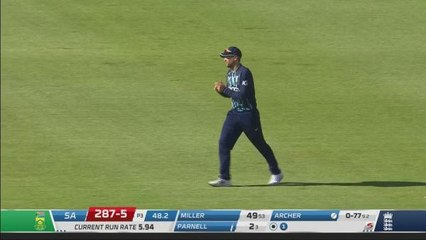 He's back! Archer takes first wicket on England return