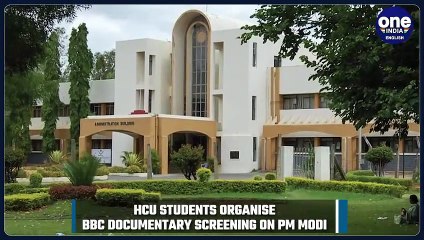 BBC documentary on PM Modi screened at HCU