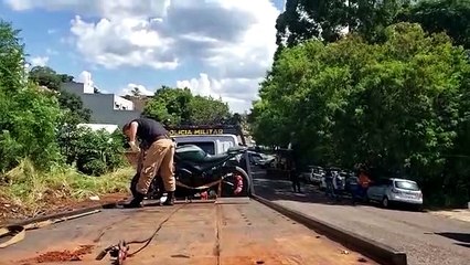 Moto é apreendida e homem é detido durante Operação AIFU no Centro