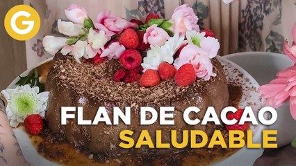 Flan de cacao saludable | Receta súper sencilla | El Gourmet