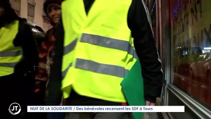 NUIT DE LA SOLIDARITÉ / Des bénévoles recensent les SDF à Tours