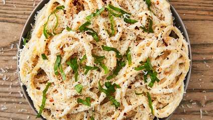 Lemon Ricotta Pasta You'll Eat Straight Out Of The Pan